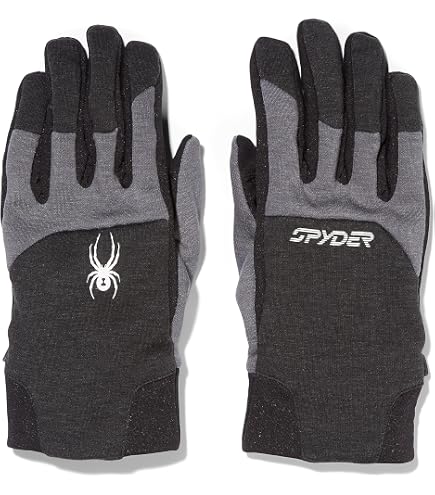 Amazon.com : Spyder Mens Work Gloves Black X-Small : Clothing